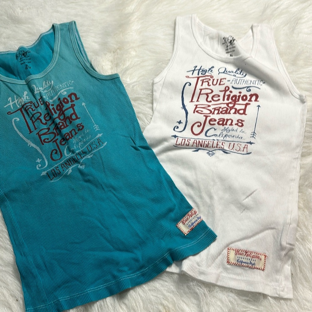 True religion tank. Size xl. Excellent condition.